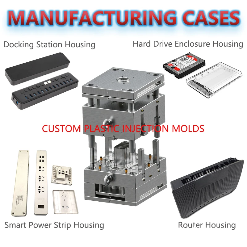 Factory High Precision Custom Injection Mould Parts Manufacturing Plastic Casting Moulds Shenye B-32 MOQ 1pcs/set