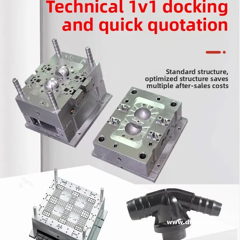 Custom Injection Molding Service for Shanghai Plastic Products PP ABS Plastic Mold Part