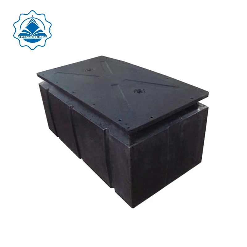 Stark Marina LLDPE+EPS Foam Rotational Molding Seamless Float Drum Customizable Size Shape for Marina Dock Houseboat Boats Ships