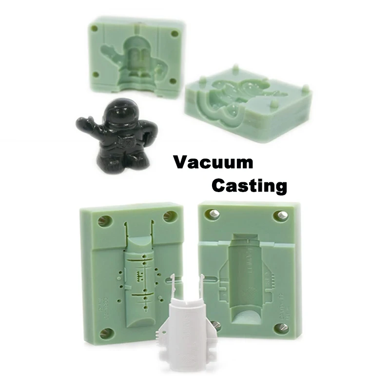 OEM Custom Vacuum Casting Pa Pom Pp Toy Plastic Spare Parts Testing Prototype Model Low Volume Manufacturing Services