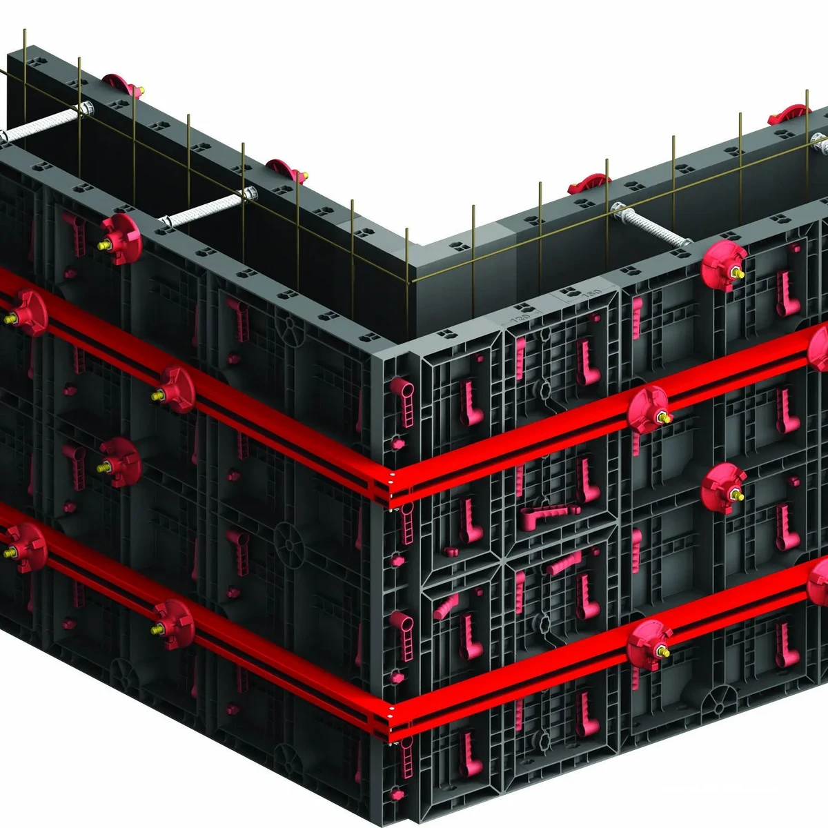 Custom Reusable Adjustable Plastic Modular Design Formwork Wholesale Custom Reusable Forming Shuttering for Wall Slab