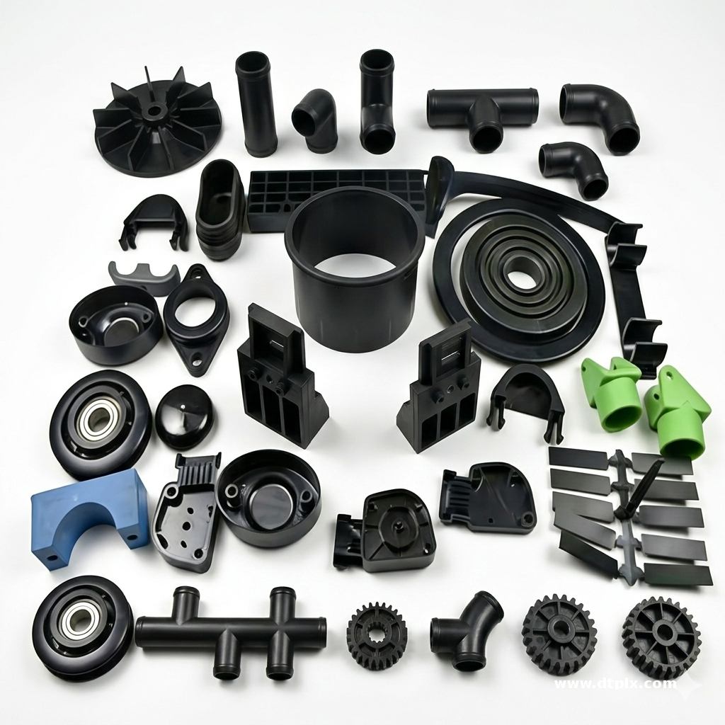 High Quality Custom Injection Molded Plastic Parts Various Colors & Materials Specification Options