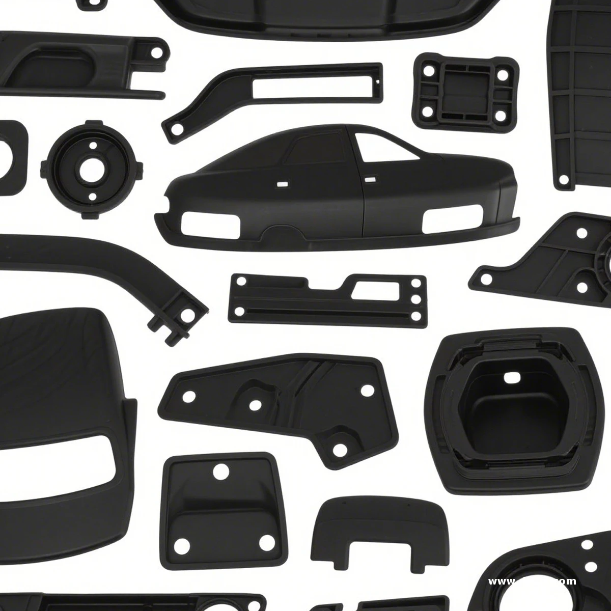 HYM Custom Mold High Precision Tolerance 0.01 Plastic Injection Molding Service Fast Delivery 7-8 Days Automotive Plastic