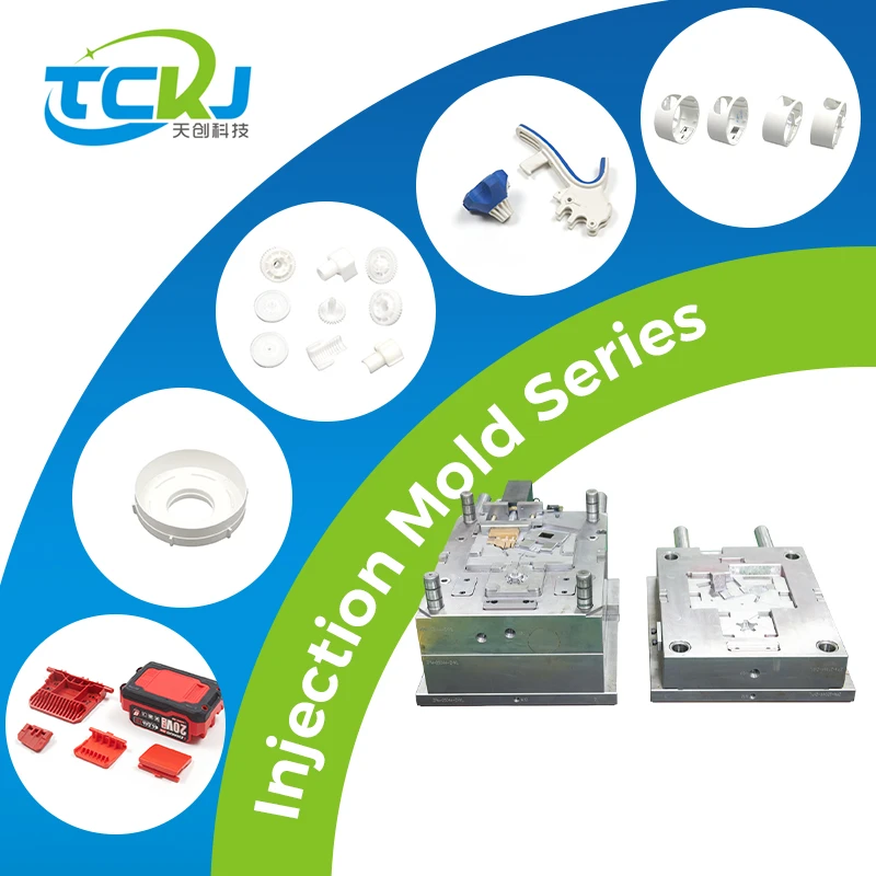 OEM Auto Parts Custom Plastic Injection Molding & Moulds with Custom Colors Multi-Cavity Options ODM Mass Production