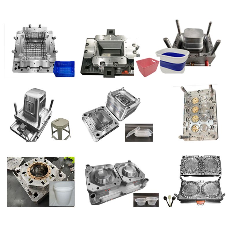 JINTONG Brand Plastic Injection Mold Design Customization 45H/P20H Steel Materials for PP/PS/PC/ABS/PA Resin Sample Per Drawings