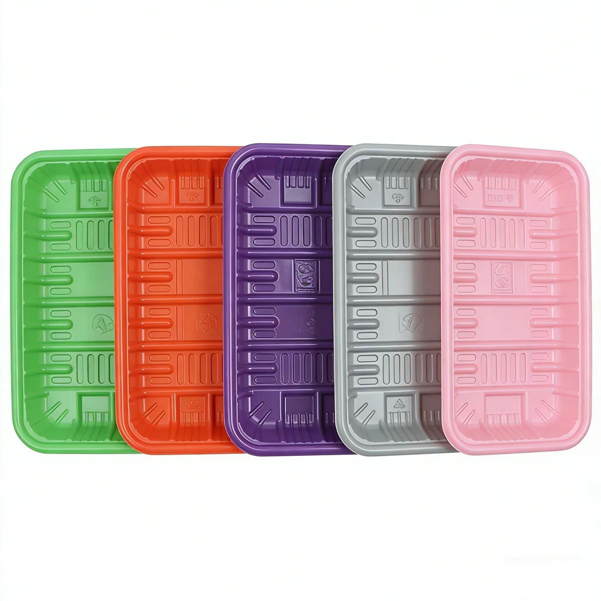 Disposable PP Blister Food Trays for Sushi Cake Bread Packaging-Custom Color & Shape High Quality Vacuum Sealed