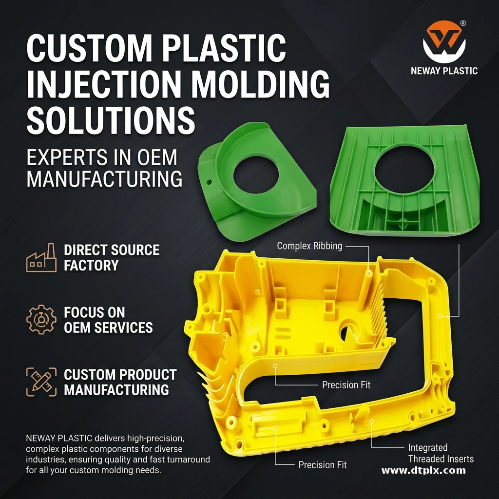 Factory Custom Making Multi-Material Plastic OEM Manufacturer Plastic Injection Molding Service Custom PP ABS Industrial