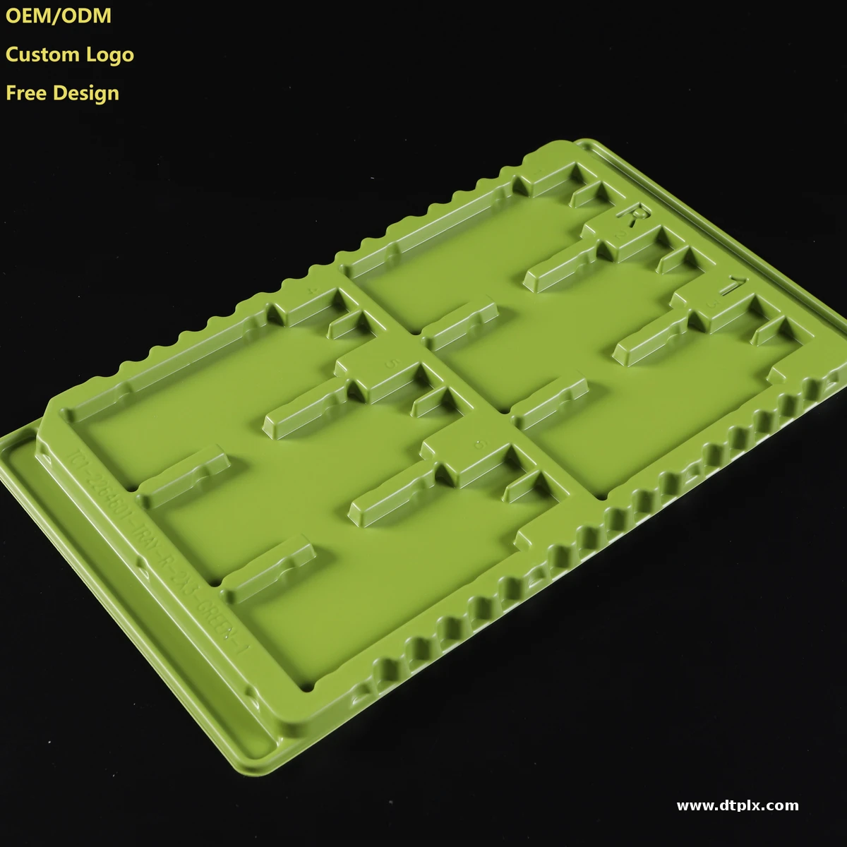 Customized ABS Thick Blister Anti-Static PCB Parts Thermoforming Vacuum Forming Large Plastic Trays Plastic