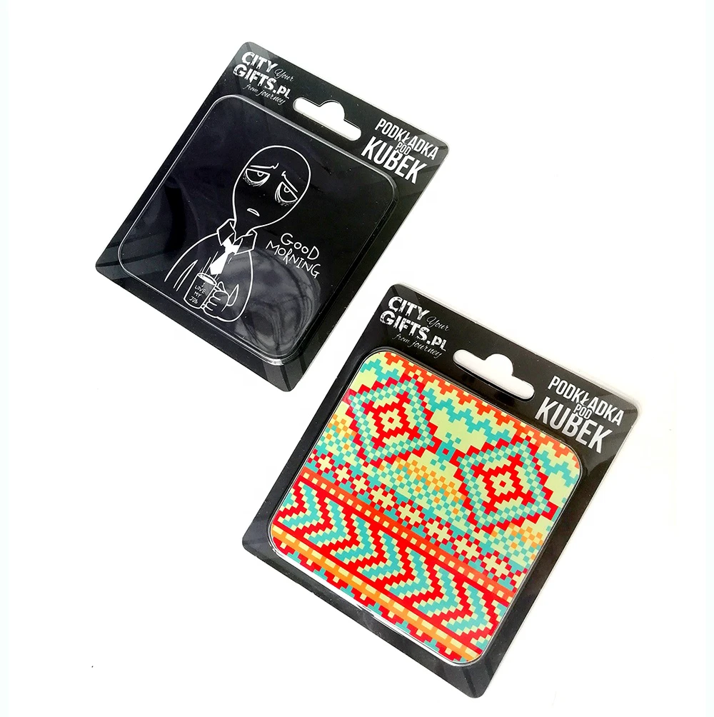 Customized Disposable Plastic Clamshell Edgefold Sliding Blister Card Packaging