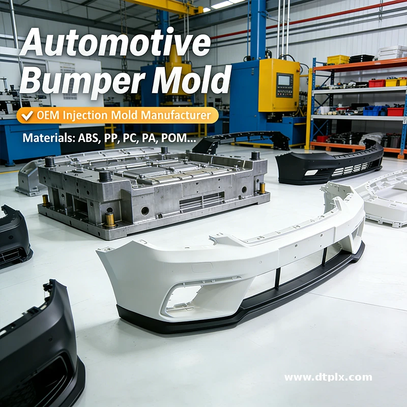 Car Bumper Mold Injection Molding Rapid Prototyping Tooling Injection Mould Plastic Parts Mold Custom