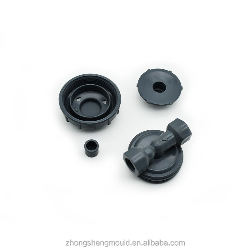 Custom ABS Threaded Connector Plastic Parts Precision Injection Molding Manufacturer OEM Plastic Mold Factory