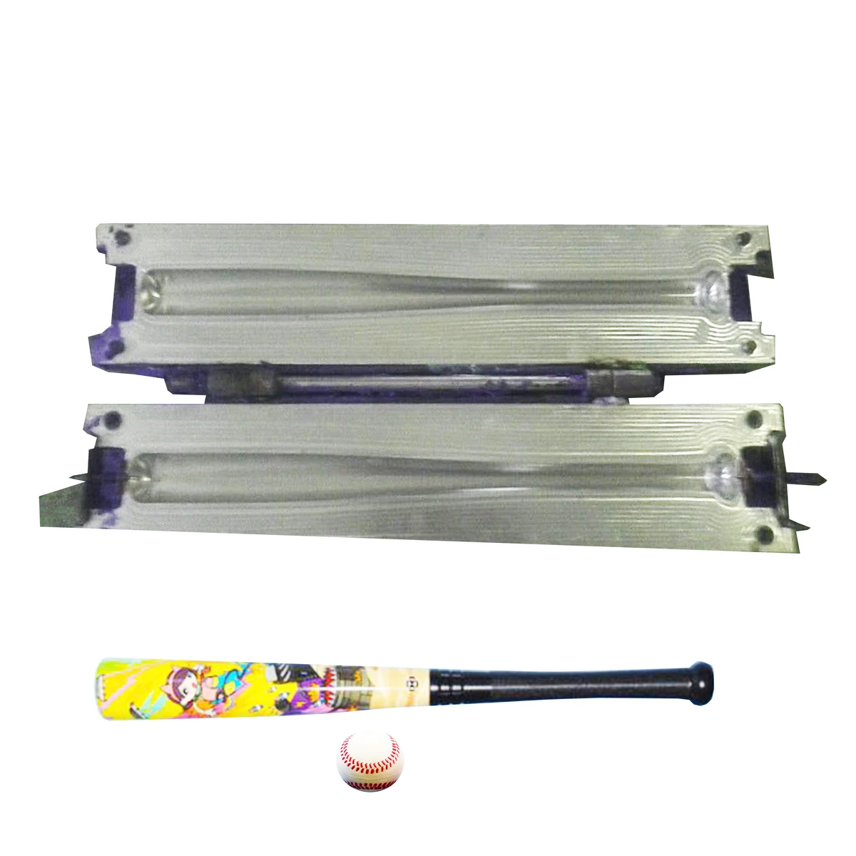 PU Foam Injection Molding /Custom PU Polyurethane Baseball Bat Plastic Mould Foam Machine