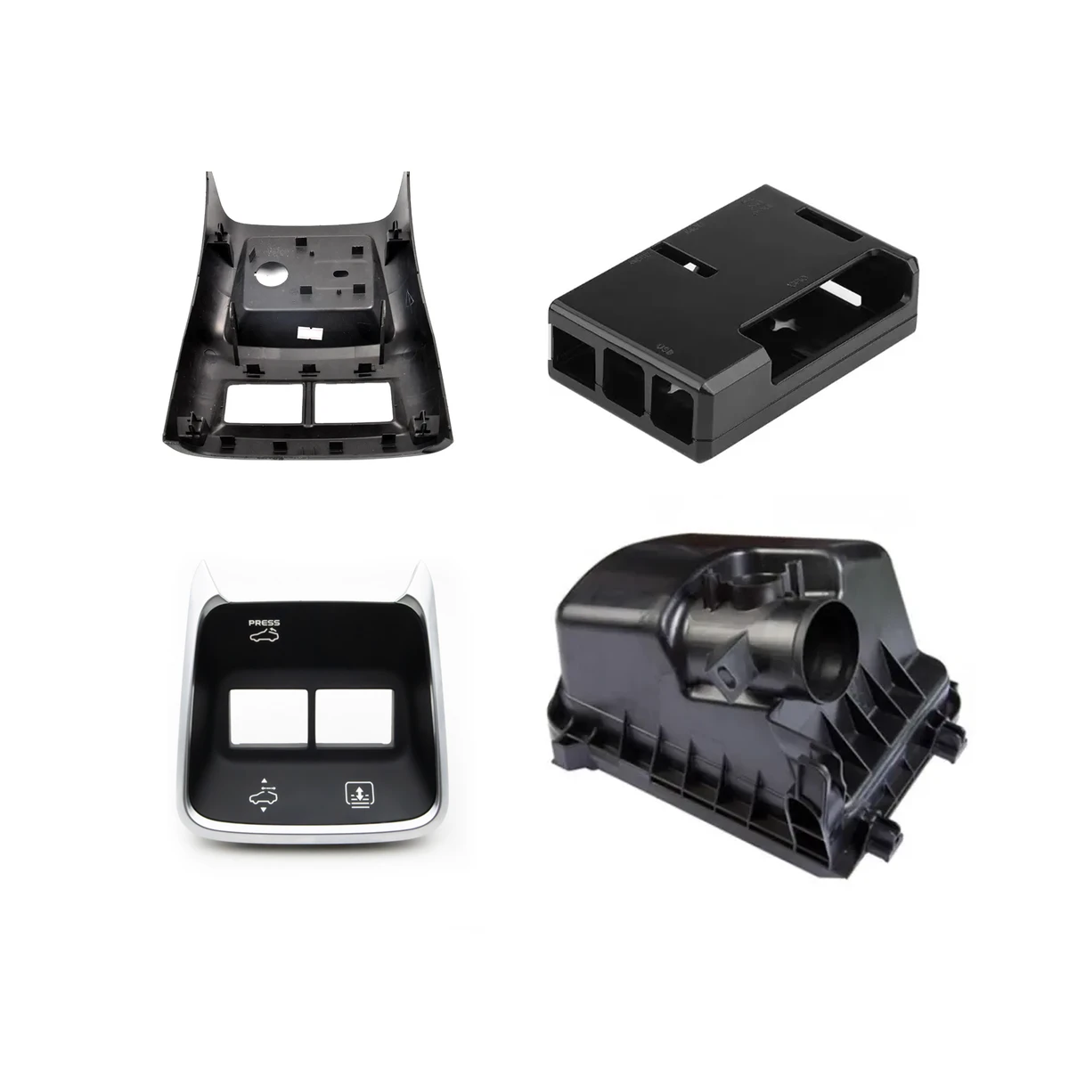 Parts Custom Injection Molding Plastic Abs Pp Pe Pc Plastic Moulding Silicon Mould Customer Customized