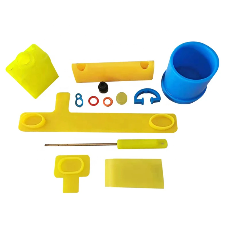 Taixin Customizable Polyurethane (PU) Plastic Shaped Parts Wear Resistant Buffer Blocks Injection Molding Cutting Services Hebei
