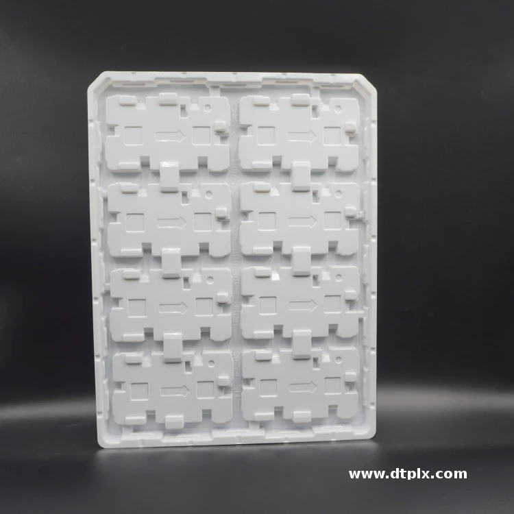 Hot Sales Pet Blister Tray Packaging Food Grade Anti-static Blister Tray Customized Blister Pack Tray for Electronic Components