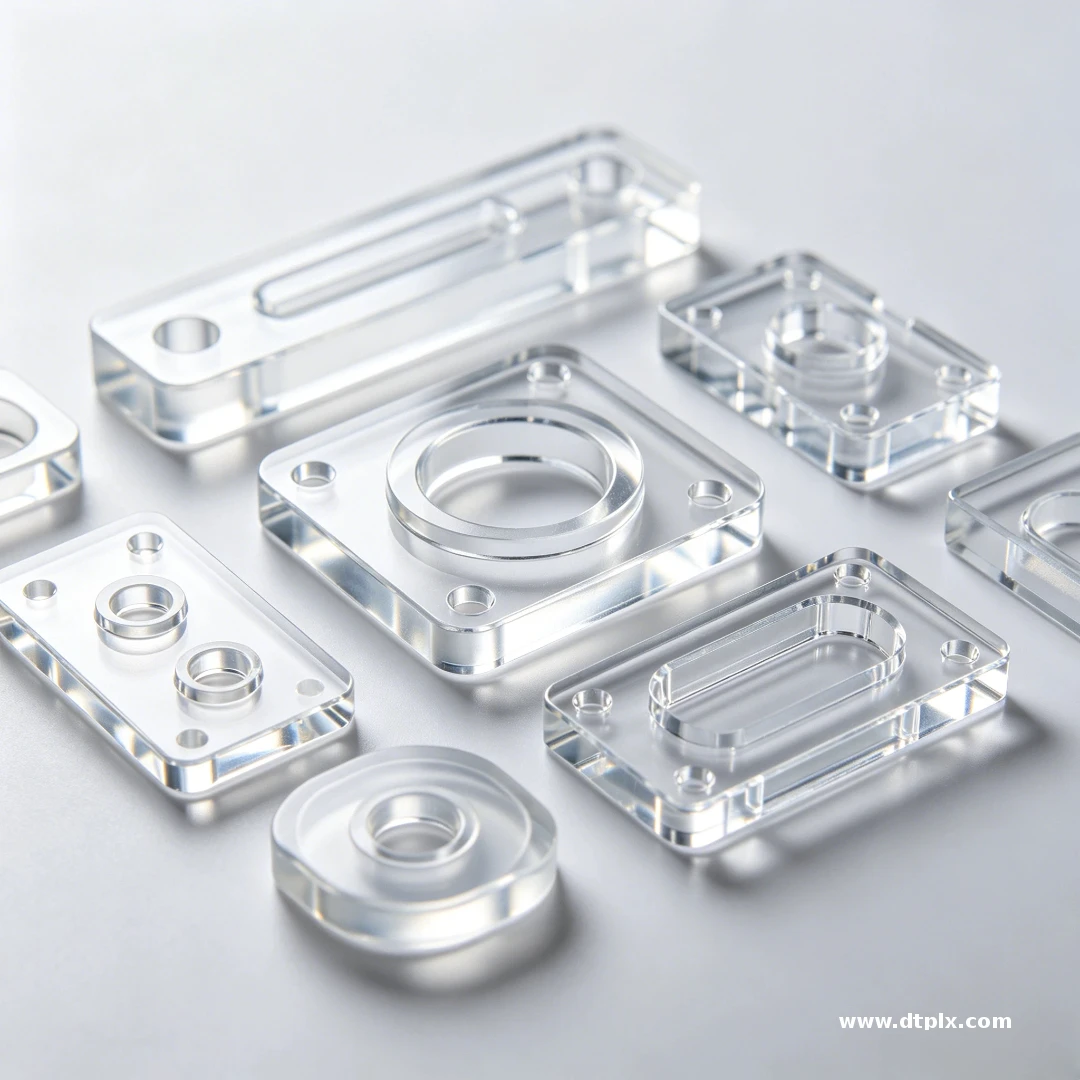 High Transparency Precision Custom PMMA Acrylic CNC Machining Vacuum Casting Rapid Prototype Silicone Molding Parts Service