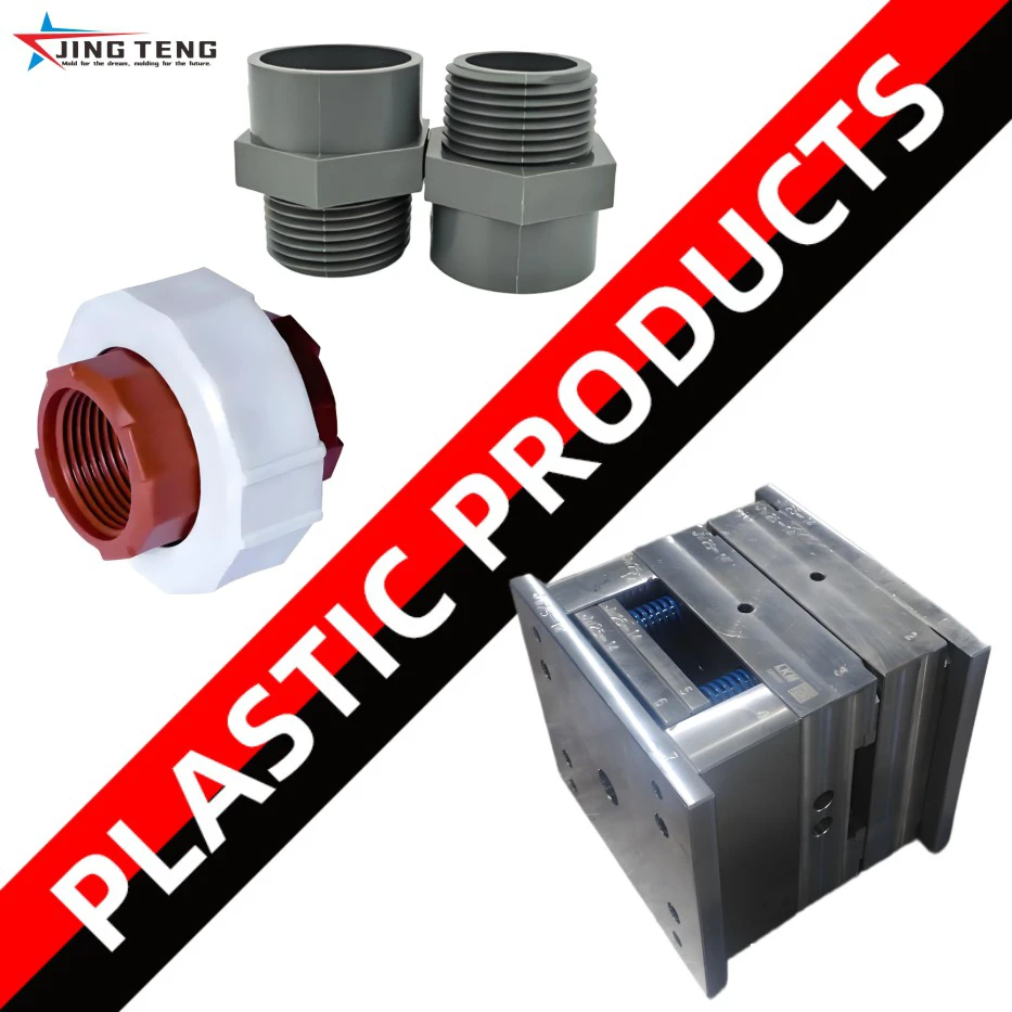 High Quality Customized Molds OEM Plastic Parts Manufacturing PVC Threaded End Cap Screw Cap Plastic Injection Mould
