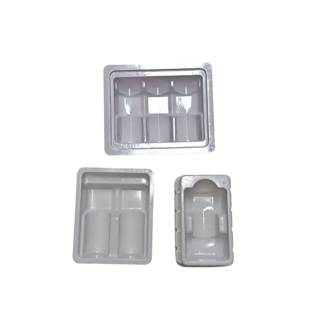 Custom Mold Blister Plastic Tray Fast Delivery Ready Stock for 3ml 5ml 10ml Vials for Medicines Packages