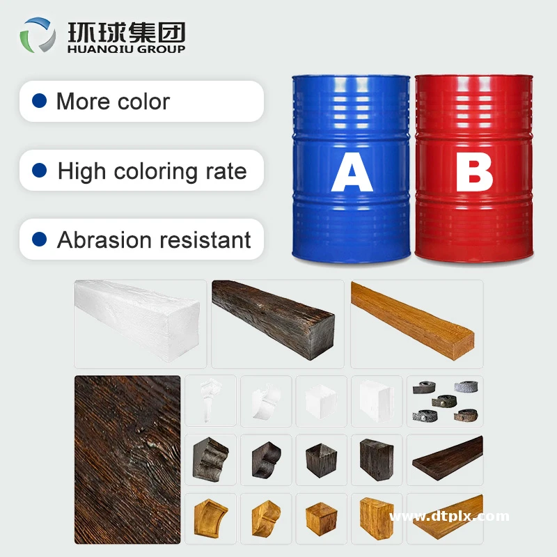 Polyurethane Foam PU Foam Molding Service Custom Faux Wood Beams Waterproof Decorative Ceiling Beams for Indoor & Outdoor