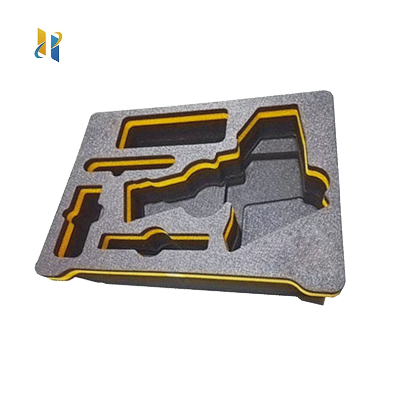 Custom Top Selling Environmental Die Cut Insert Molded Foam Lining Tray EVA Foam Insert Recycled Materials Embossing Magnetic