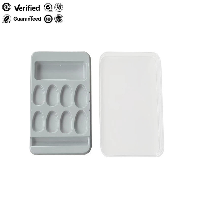 Wholesale Custom Transparent PVC Blister Tray for Nail Cosmetics for Mascara Lipstick Perfume and Eye Cream Packaging