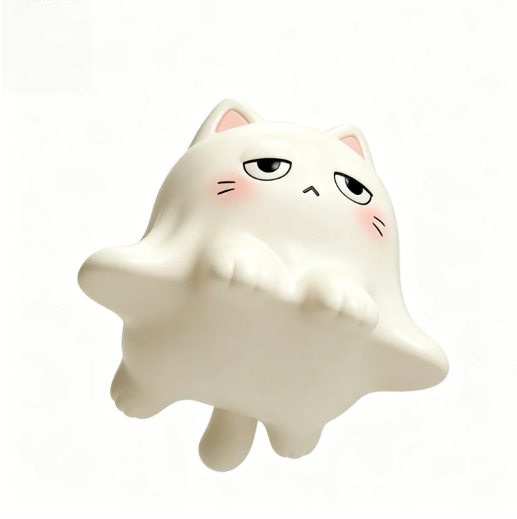 Customized Injection Molding PVC Melt Cat Plastic Toy Innovative Custom Plastic Product