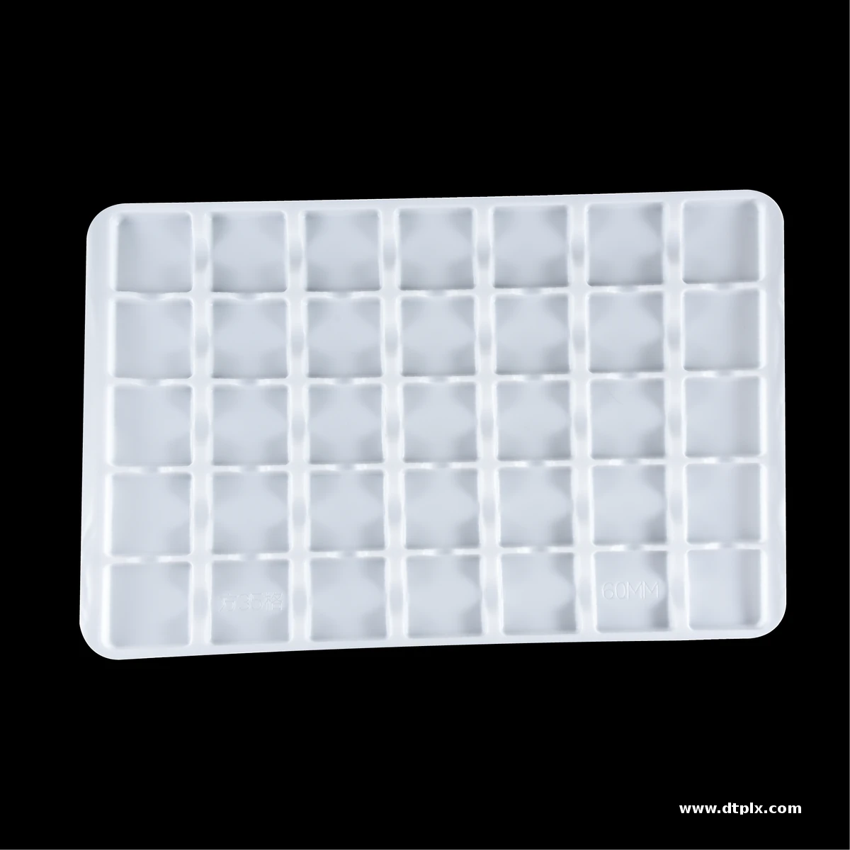 Custom Blister Products High-Quality Antistatic Molded Plastic Trays Reusable for Cosmetic Storage