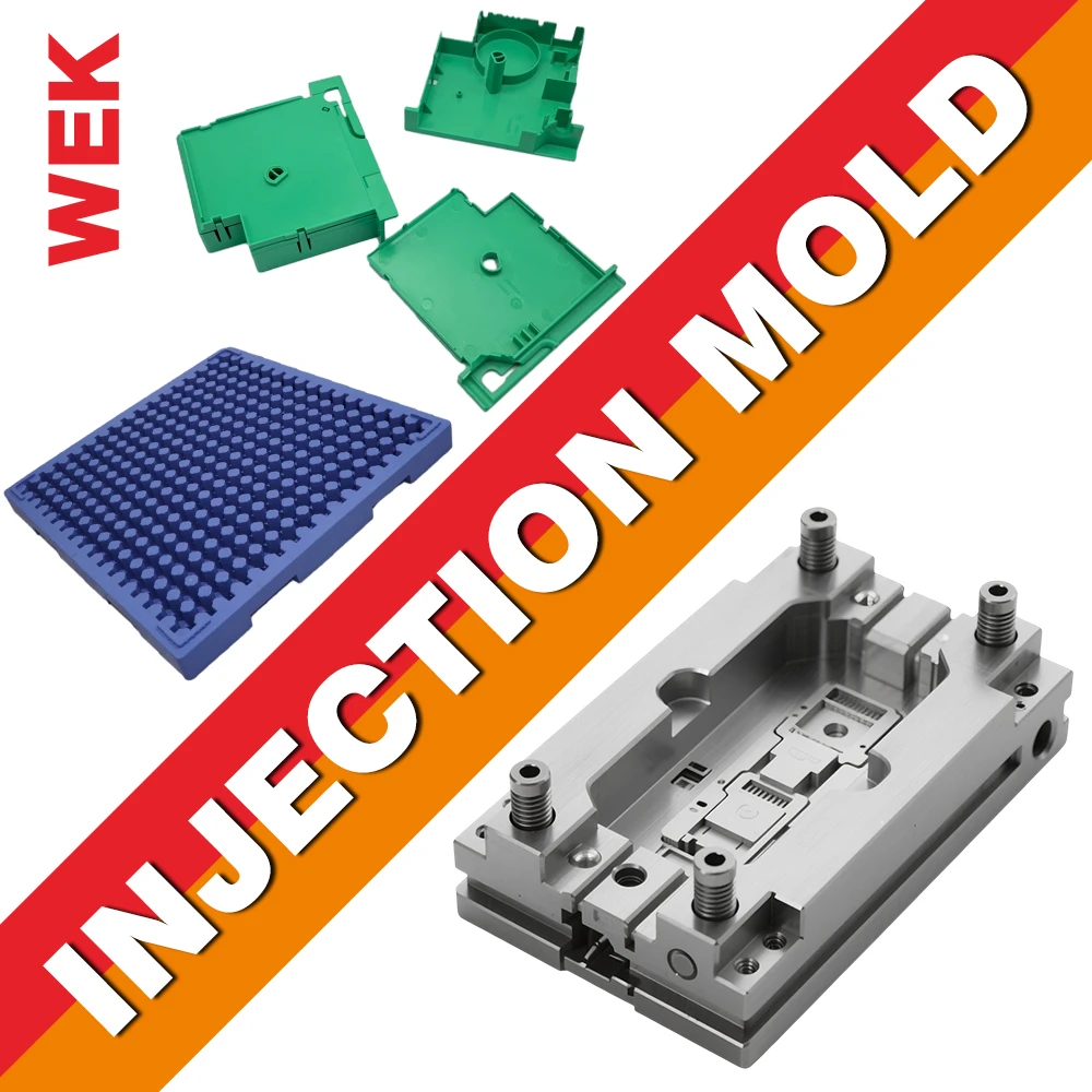 WEK Custom High Life Multi-Cavity Plastic Mold Injection Molding Design & Manufacturing Service for ABS/HDPE Parts Global Origin