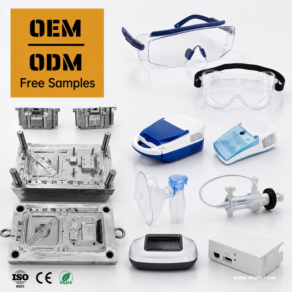 OEM Plastic Manufacturer Thermoplastic Mold Molding Custom PP ABS Nylon Parts Plastic Shell Injection Molding Plastic Product