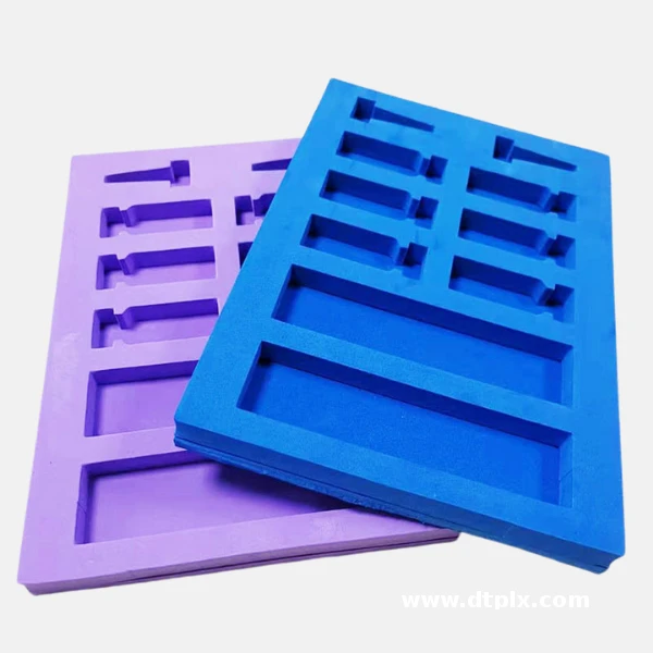 Customizable Colorful High-end EVA Sponge Protective & Cushioning Foam Carving Liner Die Cut Luxury Gift Box Cosmetic Packaging