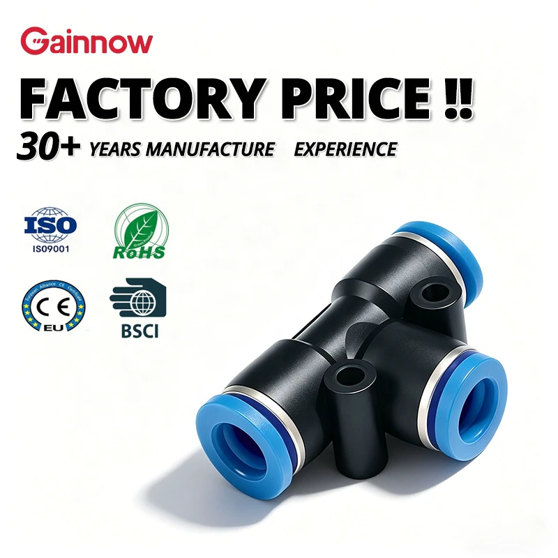 BSP Plastic Body Pneumatic Tube Fittings Manufacture China Manufacturer,push To Connect Air Fitting Pneumat Cylinder Connectors