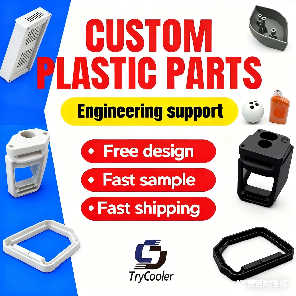 Plastic Model Forms Plastic Create Die Mold Molding Plastic Case Enclosure Mold Molding Parts Injection Moulding Service