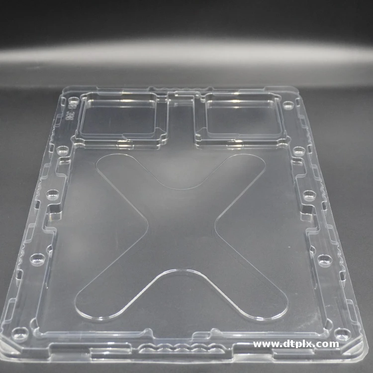 Custom Large Vacuum Formed Plastic Tray Pack OEM/ODM Manufacturer Blister Tray Pet Antistatic Vacuum Forming Tray
