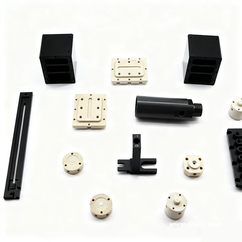 Plastic Abs Parts Custom Precision Cnc Machining Peek Black Pom Uhmw Dyed Acrylic Nylon Pvc Ptfe Pmma Part Service Manufacturer