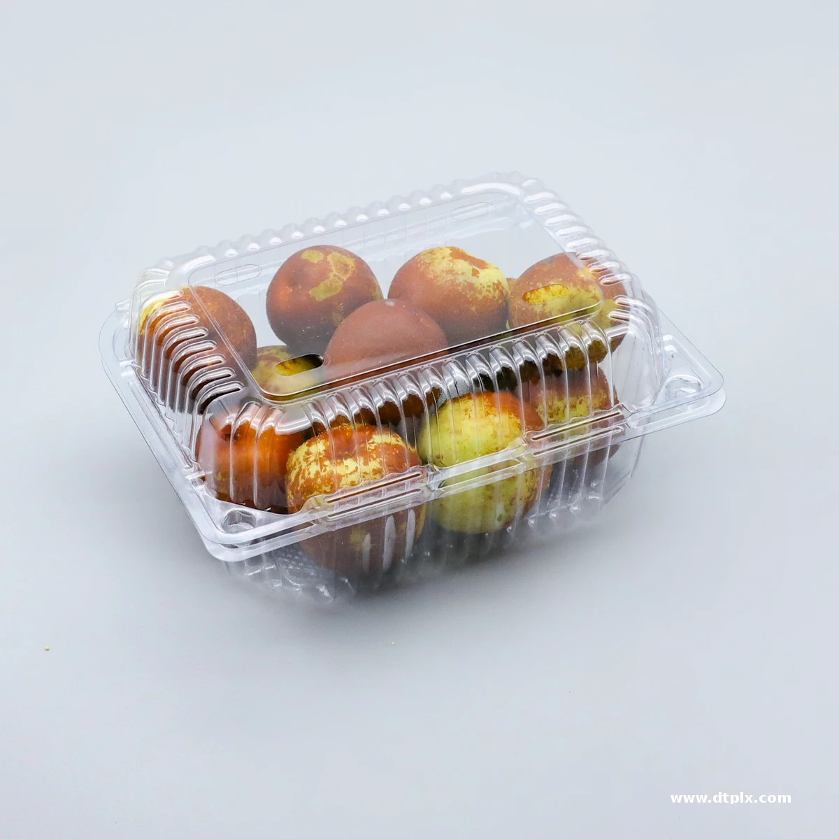 MENDERIN 400G Custom Disposable Blister Square PET Plastic Storage Packaging Box Food Grade Beverage Transparent 500-1000ml Bulk