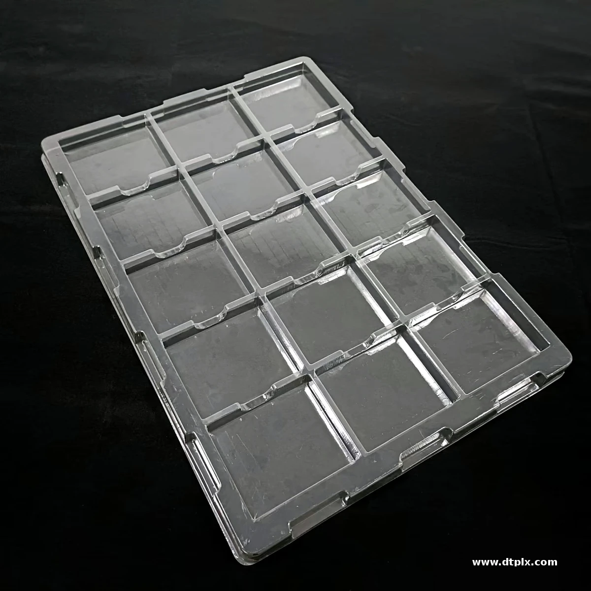 Custom Thermoformed Components Plastic Packaging Recyclable Plastic Cavity Tray Pack Custom Made Electronic Blister Tray