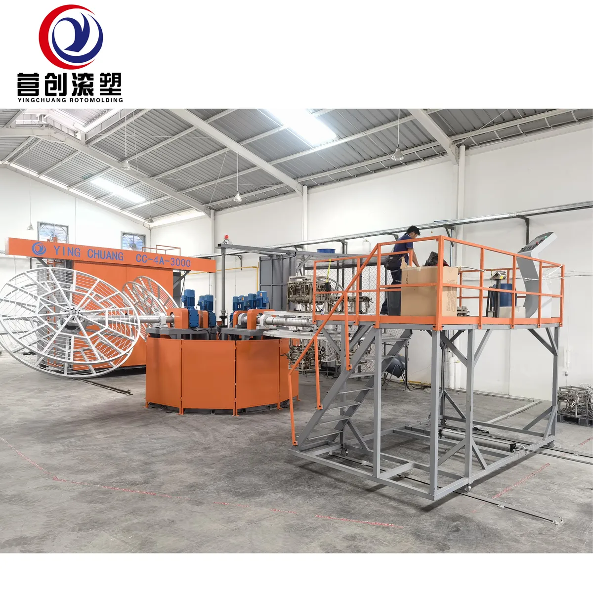New 2026 Customize Plastic Product Mold Rotomolding Machine Rotation Molding Machine
