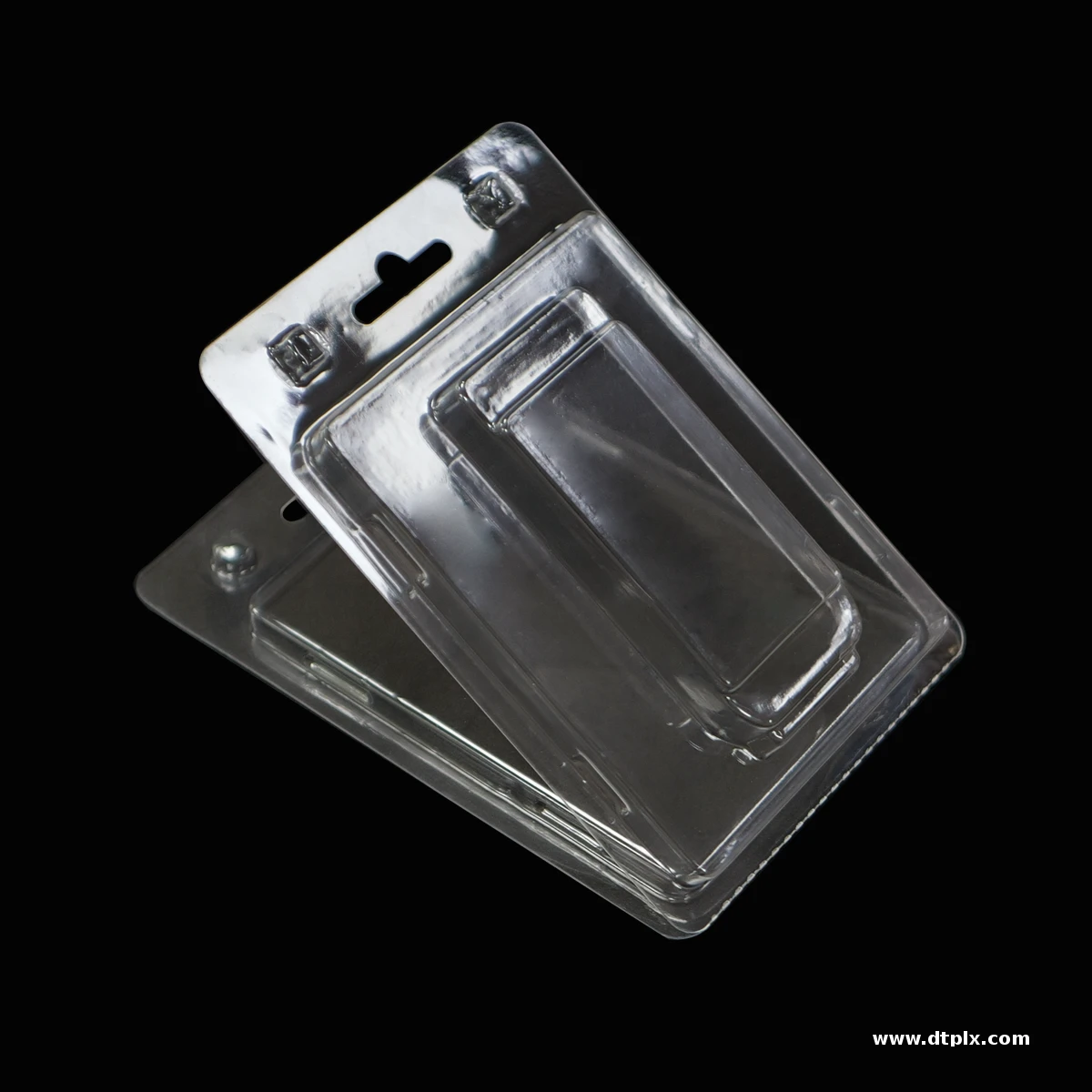 Custom Design Transparent Clear PET PVC 2-piece Hanging Blister Packaging Plastic Packaging With Cardboard
