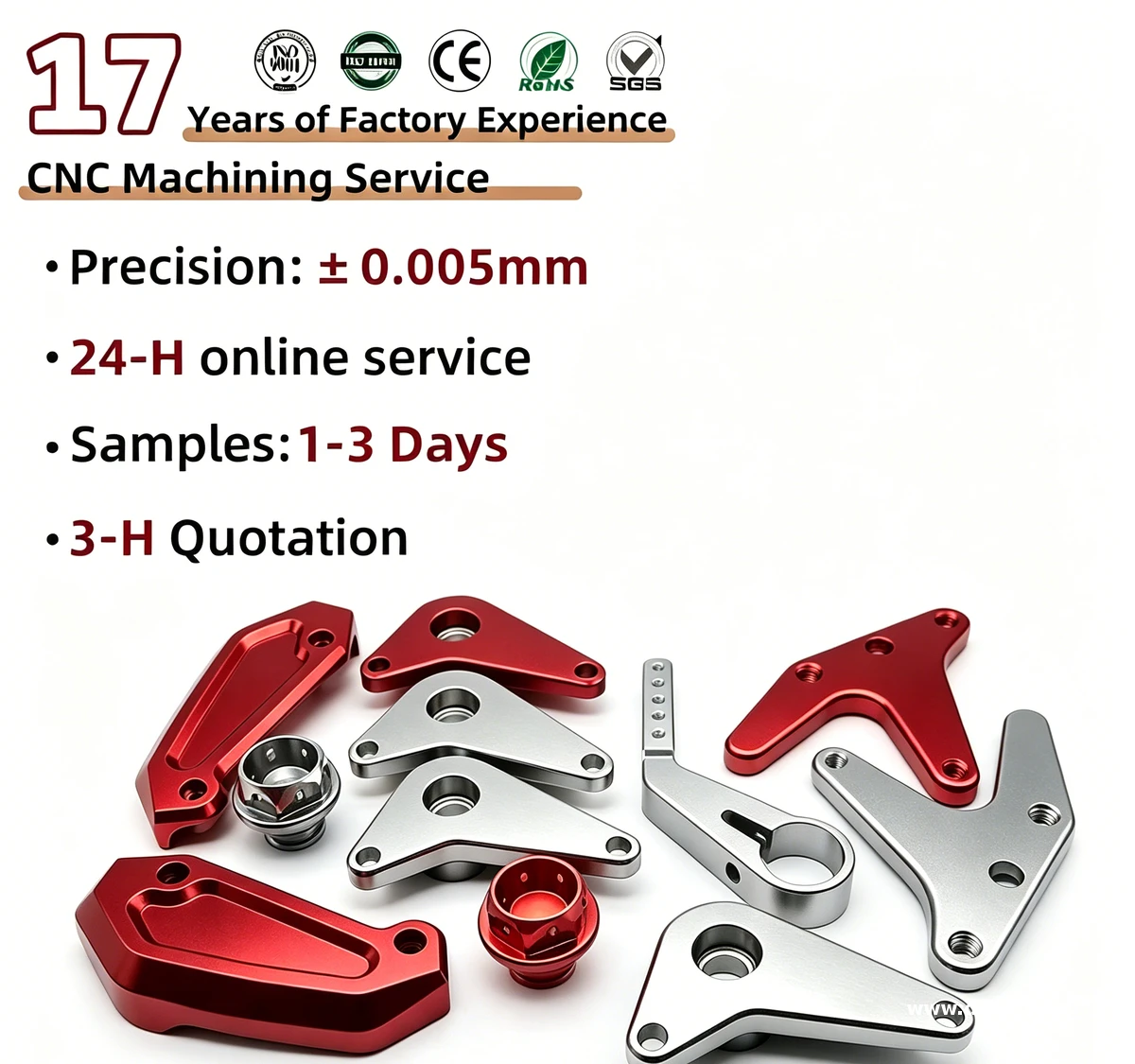 Factory OEM Precision 5 Axis CNC Milling Parts, Custom Aluminum Stainless Steel Brass Plastic Machining Parts
