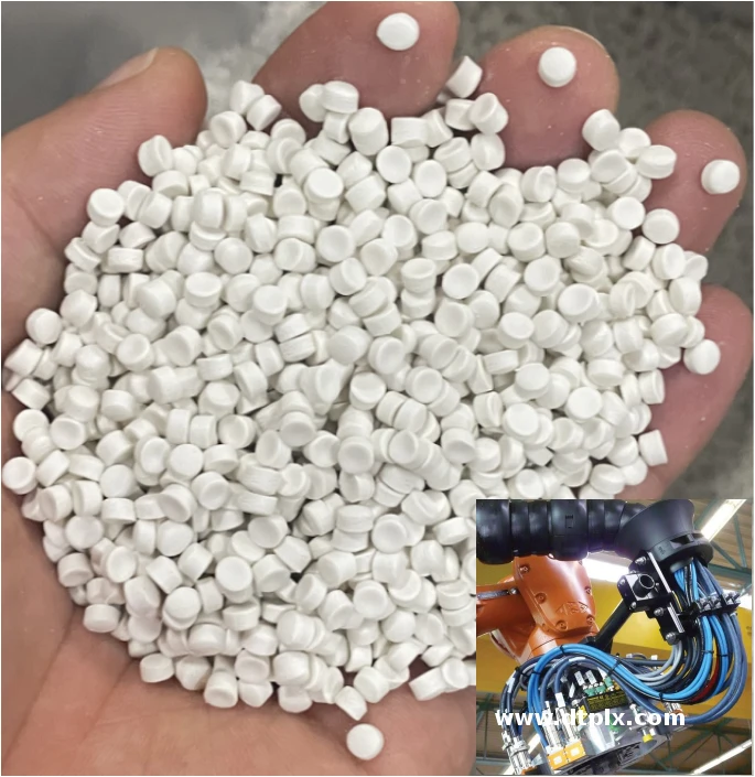 Customize Modified PUR High Elasticity Particles Compound Granule Engineering Grade Plastic Pellets for Wire and Cable