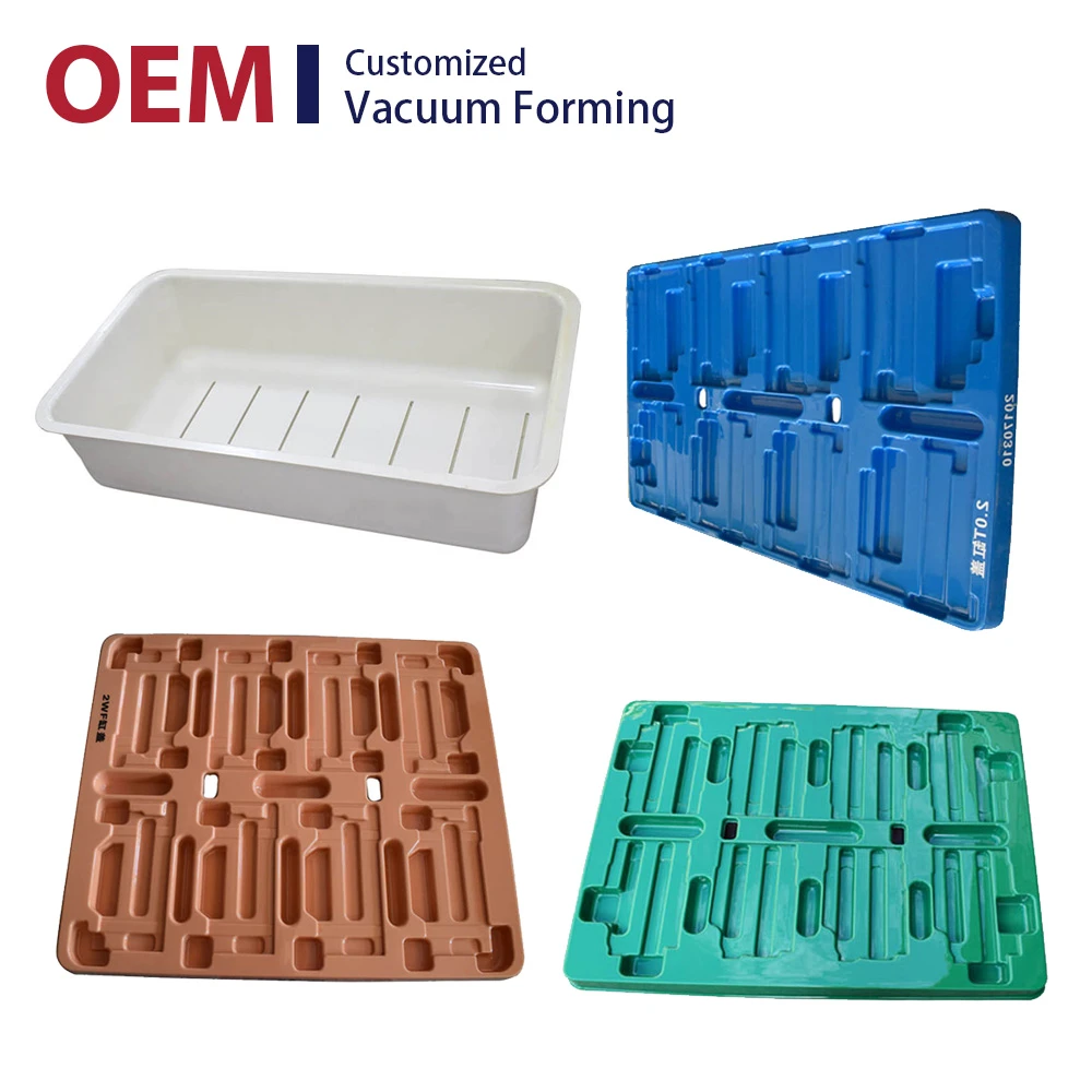 Thermoformed Packaging Solutions Plastic Tray Vacuum Forming Container Blister Packaging Manufacturer High Volume Production