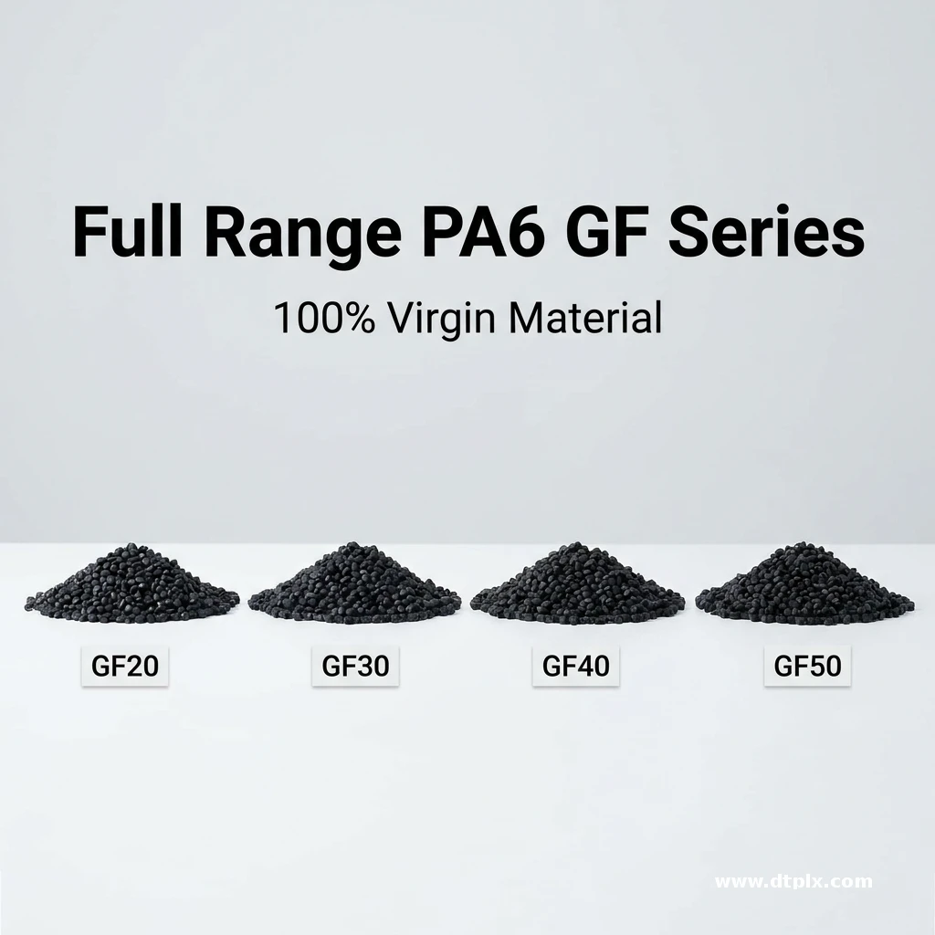 Factory Direct Durable PA66 100% Virgin Material Reinforced Nylon Pellets For Custom Automotive Injection Molding Projects