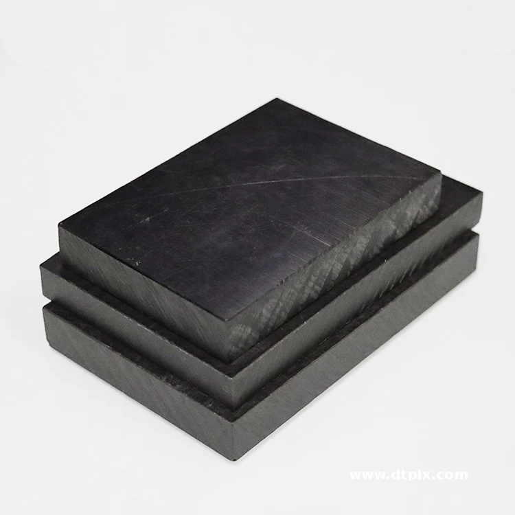 Hot Sale DOTOQ POM-ELS Black Thermoforming POM Acetal Plate 6mm Thick EVA Foam Support Rod Sheet Custom Cutting Service