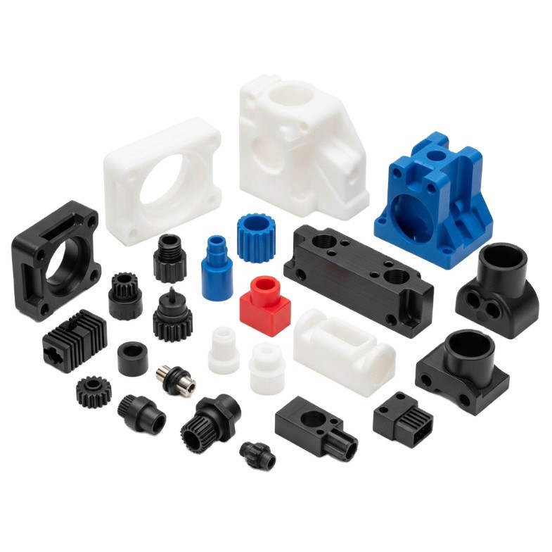 High-precision CNC Machining Of Plastic POM Parts Precision Custom PP1100NK/HDPE5000S POMPlastic CNC Milling Services