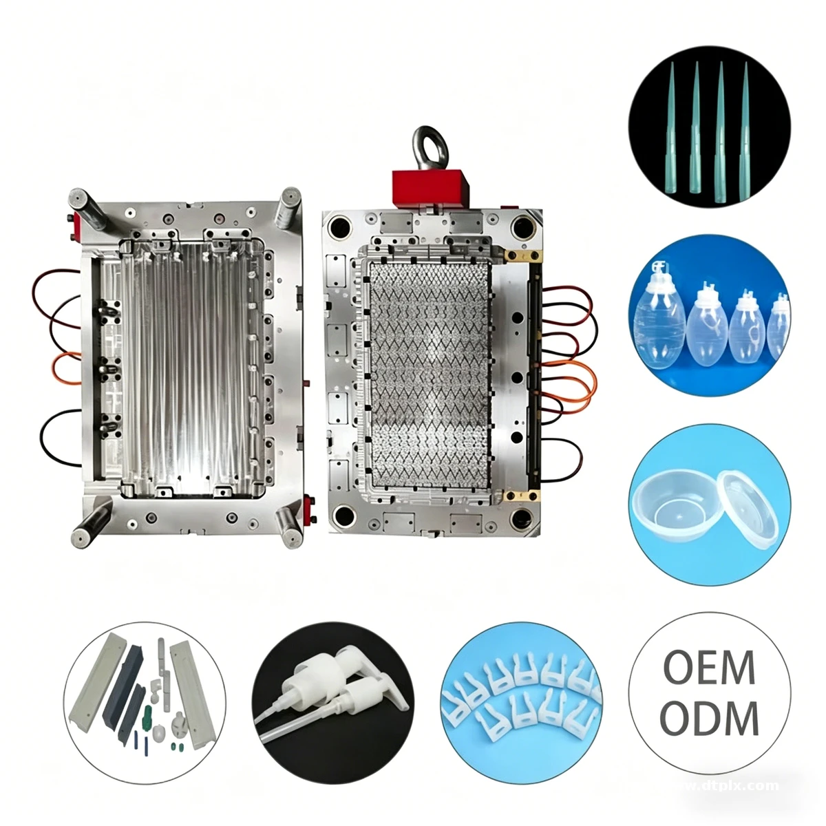 Custom Plastic Products Manufacturing ABS PP Plastic Plastic Parts Injection Molding for High Glossy Finish