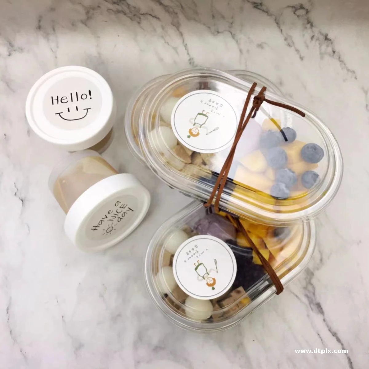 Plastic Factory Custom Made Clear Transparent Plastic Blister Packaging Pudding Cake Container Box