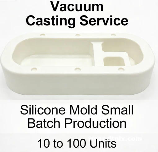 Vacuum Casting Service Silicone Mold Rapid Prototyping Medical Device Housing Custom PU Parts Small Batch 10-100 Units