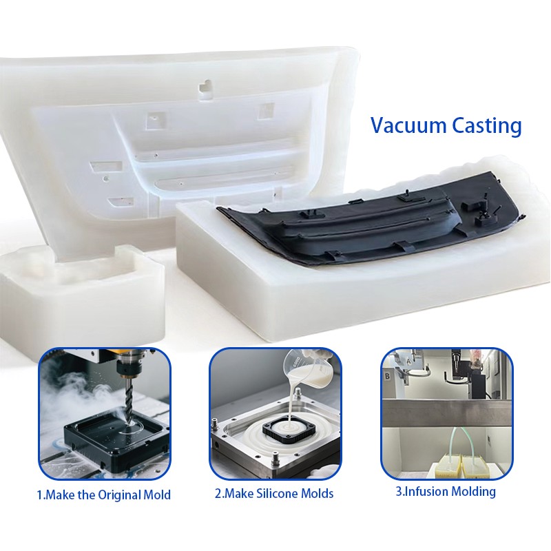 Freely Custom ABS Nylon Plastic Parts Prototype Production Service Silastic Mould Vacuum Investment Casting