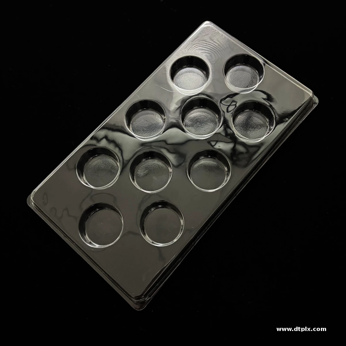 Custom Design Plastic Packing Blister Tray Transparent PET Packaging Food Tray Disposable Thermoforming Chocolate Tray Insert