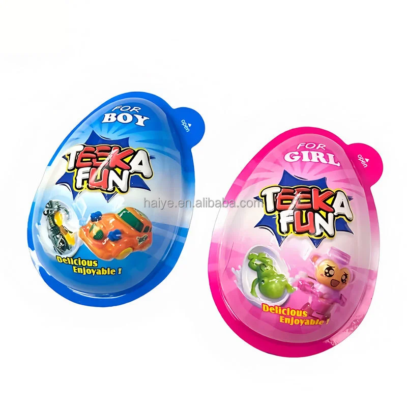Custom Food-Grade Thermoformed PVC Blister Packaging | Child-Resistant Clam Shell Trays for Candy Surprise Eggs